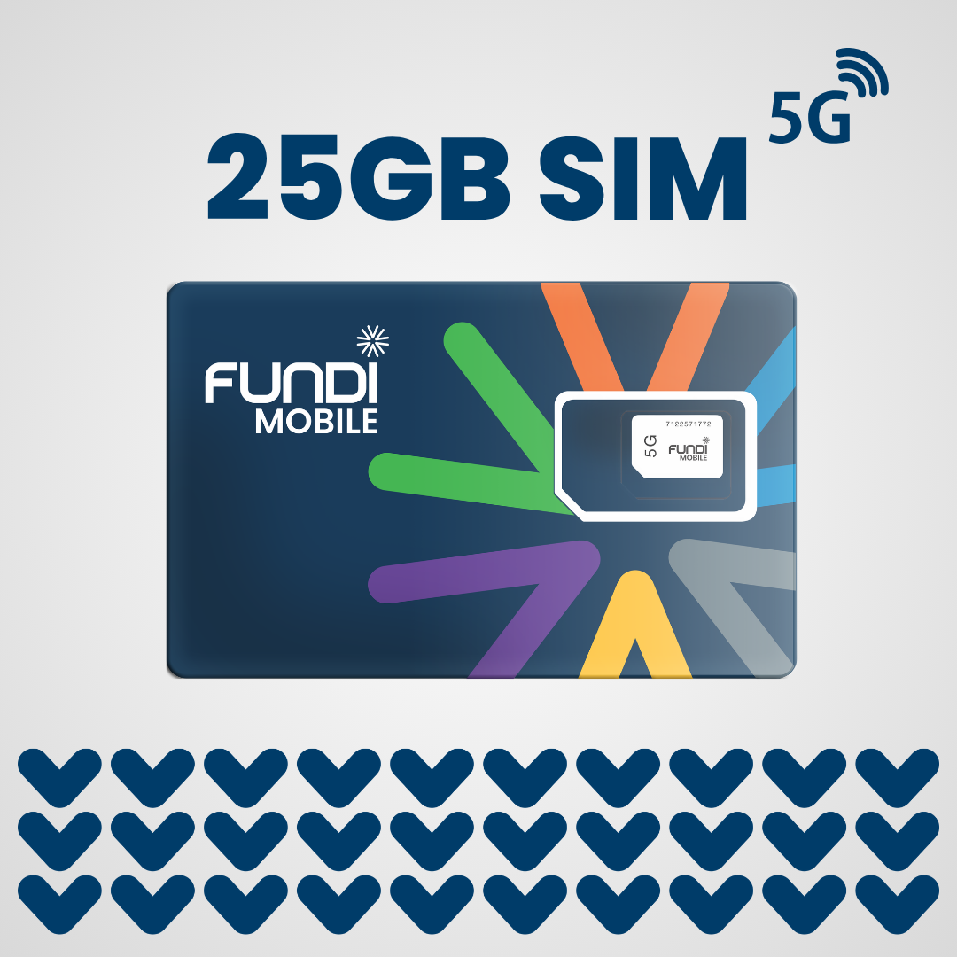 SIM + 25GB Data