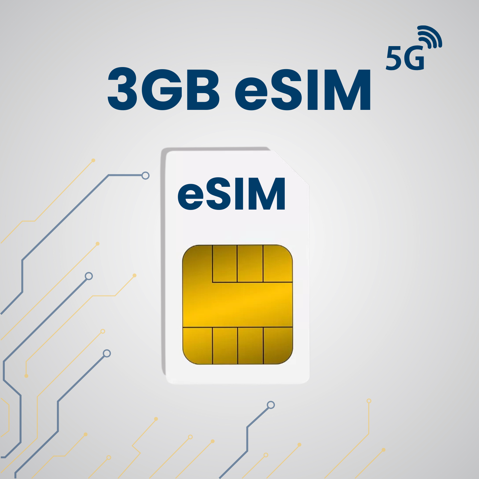 eSIM + 3GB Data